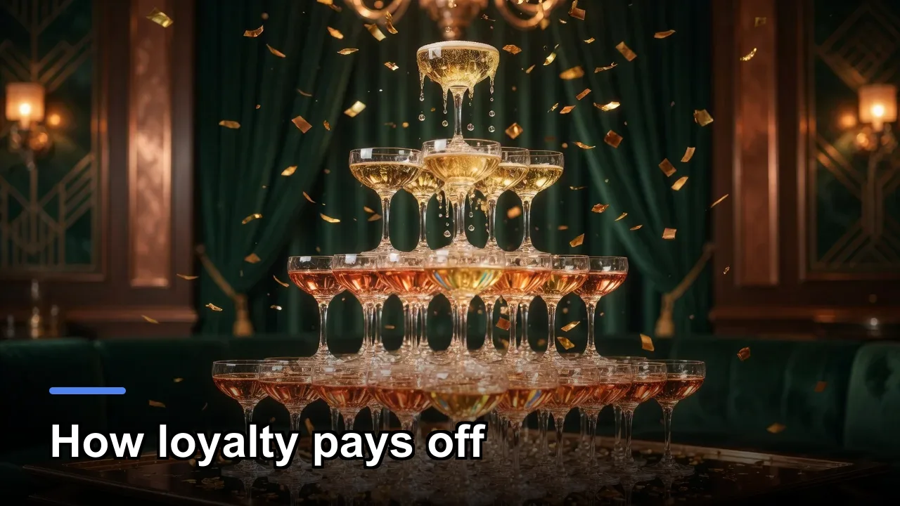 Casino Rewards six-tier loyalty ladder with Status Points and VIP Status Match
